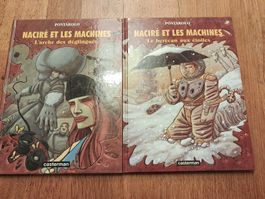 Lot de 2 bd série Naciré et les machines